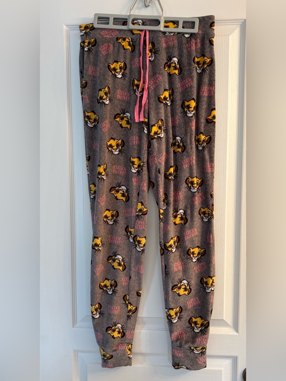 Disney Lion King Pajama Pants with Pink Drawstring
